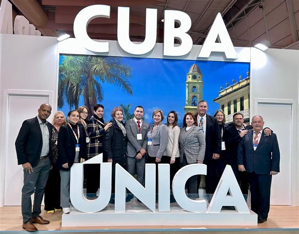 Portuguese President Visits Cuban Stand At Tourism Fair Cuba Si 0340