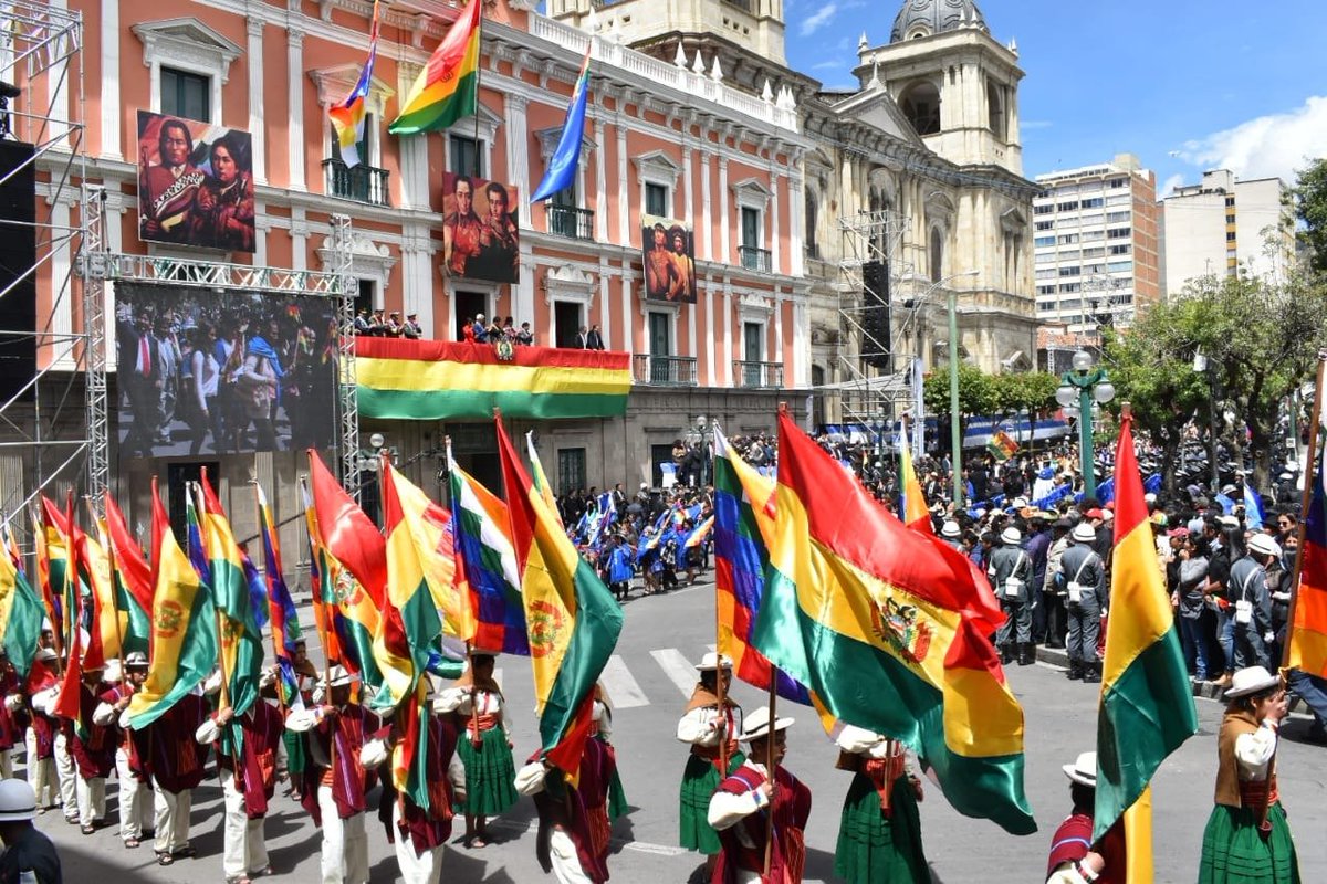 Recuerda Presidente Arce Nacimiento Del Estado Plurinacional De Bolivia ...