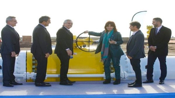 Inauguran En Argentina Primer Tramo De Gasoducto Presidente N Stor