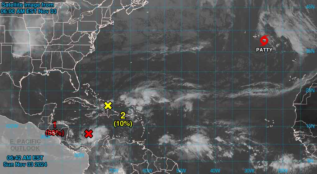 A punto de llegar a depresión tropical disturbio que afectará a Cuba