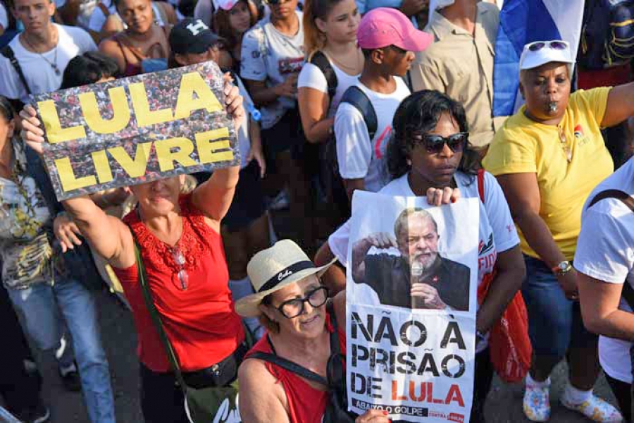 Persecución contra Lula no cesa ni aún preso denuncian en Brasil Cuba Si