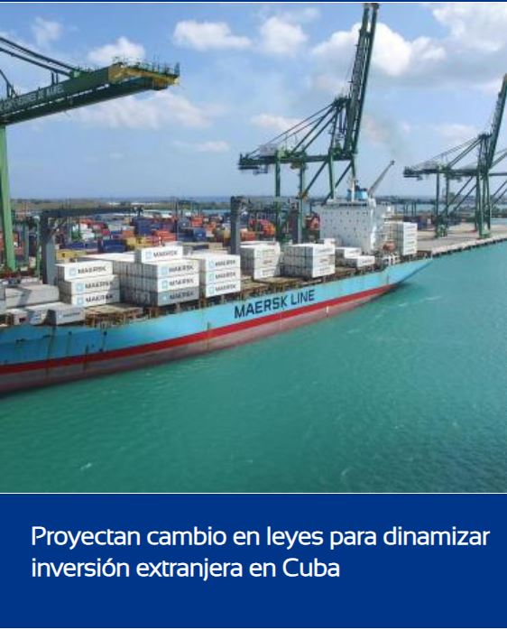 Proyectan cambio en leyes para dinamizar inversión extranjera en Cuba
