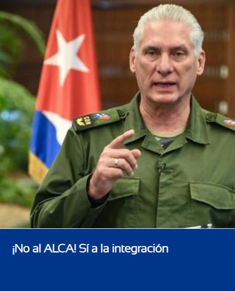¡No al ALCA! Sí a la integración
