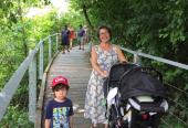 Raquel ansía volver a pasear sonriente junto a sus nietos. Fotos: Cortesía de su hija Dailí Rodríguez Martínez.