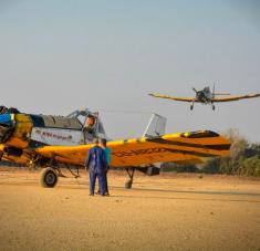 Pilotos espirituanos ayudan a sofocar incendio forestal en Holguín