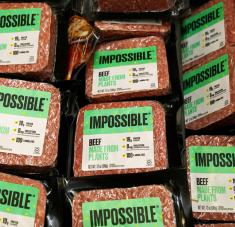 Impossible Foods, una 'start-up' estadounidense de sustitutos de la carne estaría planeando su salida a bolsa. Foto: Reuters. 