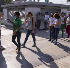 República Dominicana es uno de los países caribeños con tendencia al alza en los niveles de contagios a la Covid-19. Foto: EFE