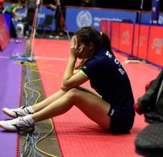 Daniela reflexiona cargada de emoción sobre su clasificación olímpica. Foto: Unión Latinoamericana de Tenis de Mesa.