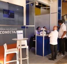 Stand de ETECSA en FIHAV 2022