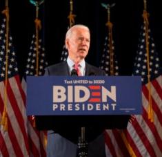 El exvicepresidente Joe Biden buscará arrebatarle la presidencia de EE.UU. a Donald Trump. Foto: EFE