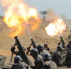 Este martes, los militares norcoreanos destruyeron la oficina de enlace intercoreana, cortando todas las líneas de comunicación con el país vecino. Foto: Reuters.