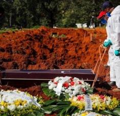 La esperanza de vida en Sao Paulo disminuyó a 75,4 años tras la situación sanitaria de la Covid-19. Foto: EFE