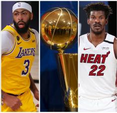 Lakers y Heat se ven las caras por primera vez en finales. Apuesta de juego repartido versus dupla más contundente de la NBA.