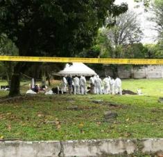 Los 906 cadáveres encontrados en Jardín Cementerio Universal de Medellín son fruto de una investigación que procesó alrededor de 2.000 documentos. Foto: Movimiento Nacional de Víctimas de Crímenes de Estado 