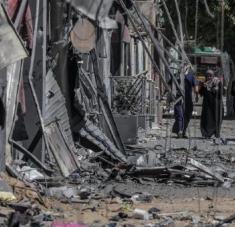 Además de incontables daños materiales, la agresión de Israel contra Gaza de mayo de 2021 provocó la muerte de al menos 250 personas. Foto: EFE