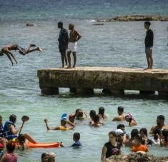 Al igual que sucedió en Mayabeque, las playas en