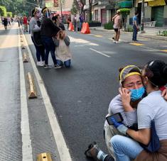 Este martes, México registró un sismo de 7,5 en la escala de richter con su epicentro localizado a unos 12 kilómetros de la población de Crucecita, en el estado de Oaxaca. Foto: Reuters.