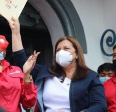 La aspirante del PSUV, Carmen Meléndez, externó que, en caso de ganar la contienda electoral, saldrá a la calle a trabajar. Foto: @Nahumpsuv