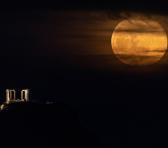 Se trata del primer eclipse lunar total en casi dos años y medio. Foto: Reuters.