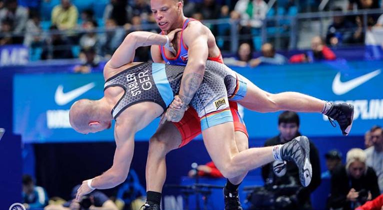 Confiamos en que Borrero salga airoso de este combate contra la Covid-19 y enrumbe a Tokio en pos de su segundo cetro olímpico. Foto: United World Wrestling