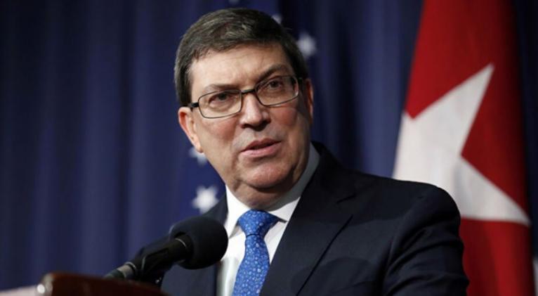 El canciller cubano Bruno Rodríguez Parrilla