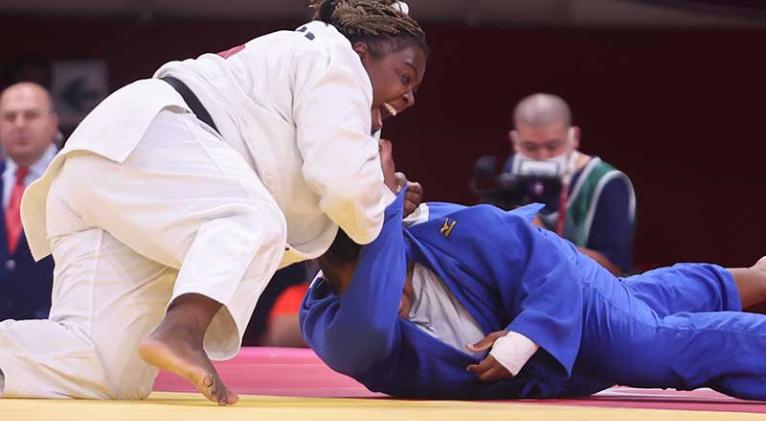 Idalys obtuvo su cuarta presea bajo los cinco aros y se reafirmó como una de las judocas más notables de la historia. Foto: Roberto Morejón, enviado especial.