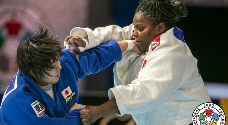 Idalys y Sone se perfilan como las más serias candidatas al cetro de los +78 kg en Tokio. Foto: www.judoinside.com