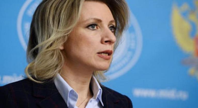 La vocera de la Cancillería de Rusia María Zajarova.