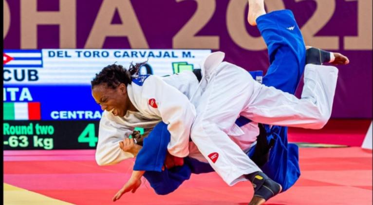 Maylin ha sido la de mejor rendimiento por la comitiva cubana hasta ahora. Fotos: www.judoinside.com