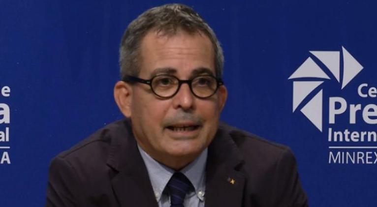 Juan Antonio Fernández Palacios, subdirector de la Dirección General de Prensa, Comunicación e Imagen del Ministerio de Relaciones Exteriores de Cuba.