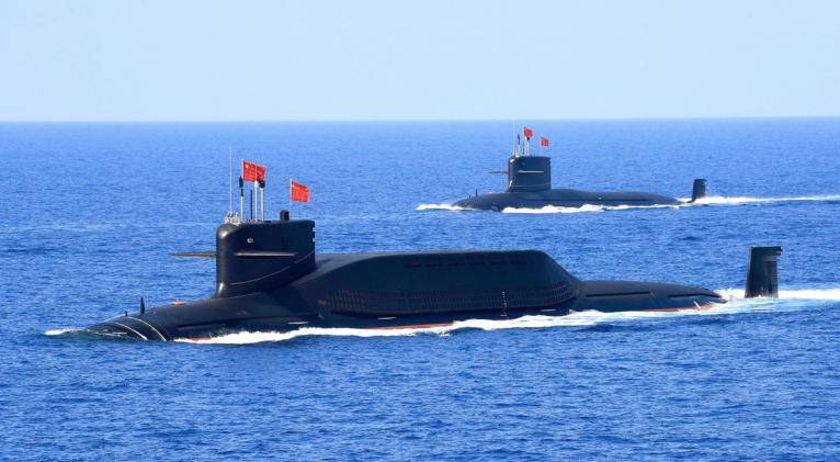 El Changzheng 18, un submarino nuclear Tipo 094A, es capaz de disparar el misil balístico JL-3, que tiene un alcance de más de 10.000 kilómetros, según una fuente de South China Morning Post. Foto: Reuters.