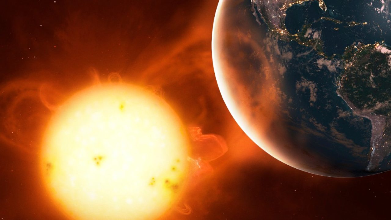 Una tempesta solare “forte” colpisce la Terra