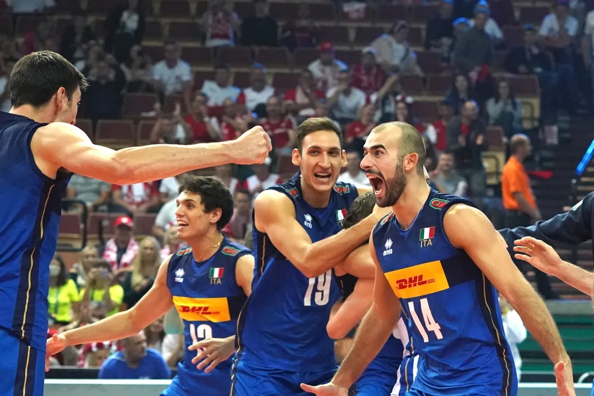 FIVB Volleyball Men's World Championship semifinal match: Italy vs.  Slovenia-Xinhua