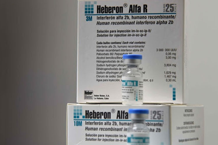 Cuba proves efficacy of recombinant human interferon alpha 2b | Cuba Si