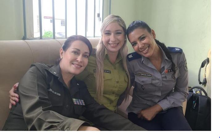 Laura Delgado en Tras la Huella, un policíaco cubano