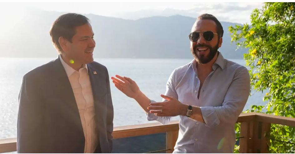 Bukele and Marco Rubio 
