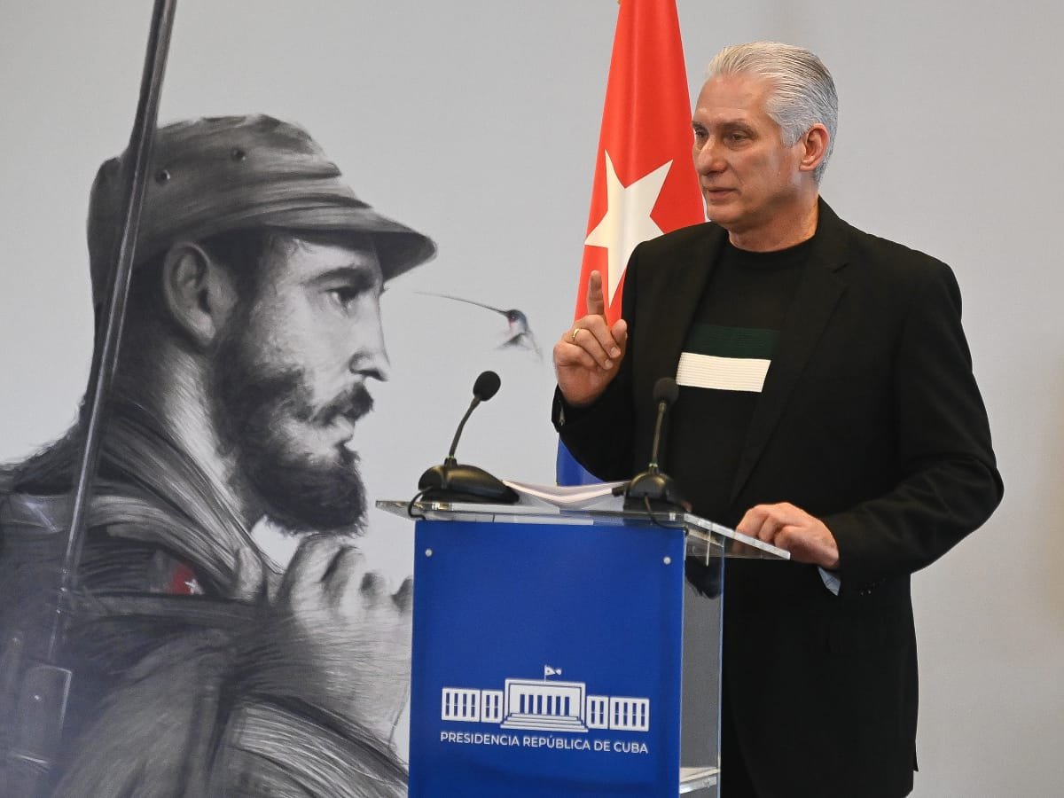 Presidente de Cuba: "La comunidad internacional, tiene que definir si va a permitir que un crimen como este, que se ejerce hoy contra Cuba, que se puede ejercer contra cualquier otra nación en el mundo, es lo que vamos a tener como futuro para la humanidad".