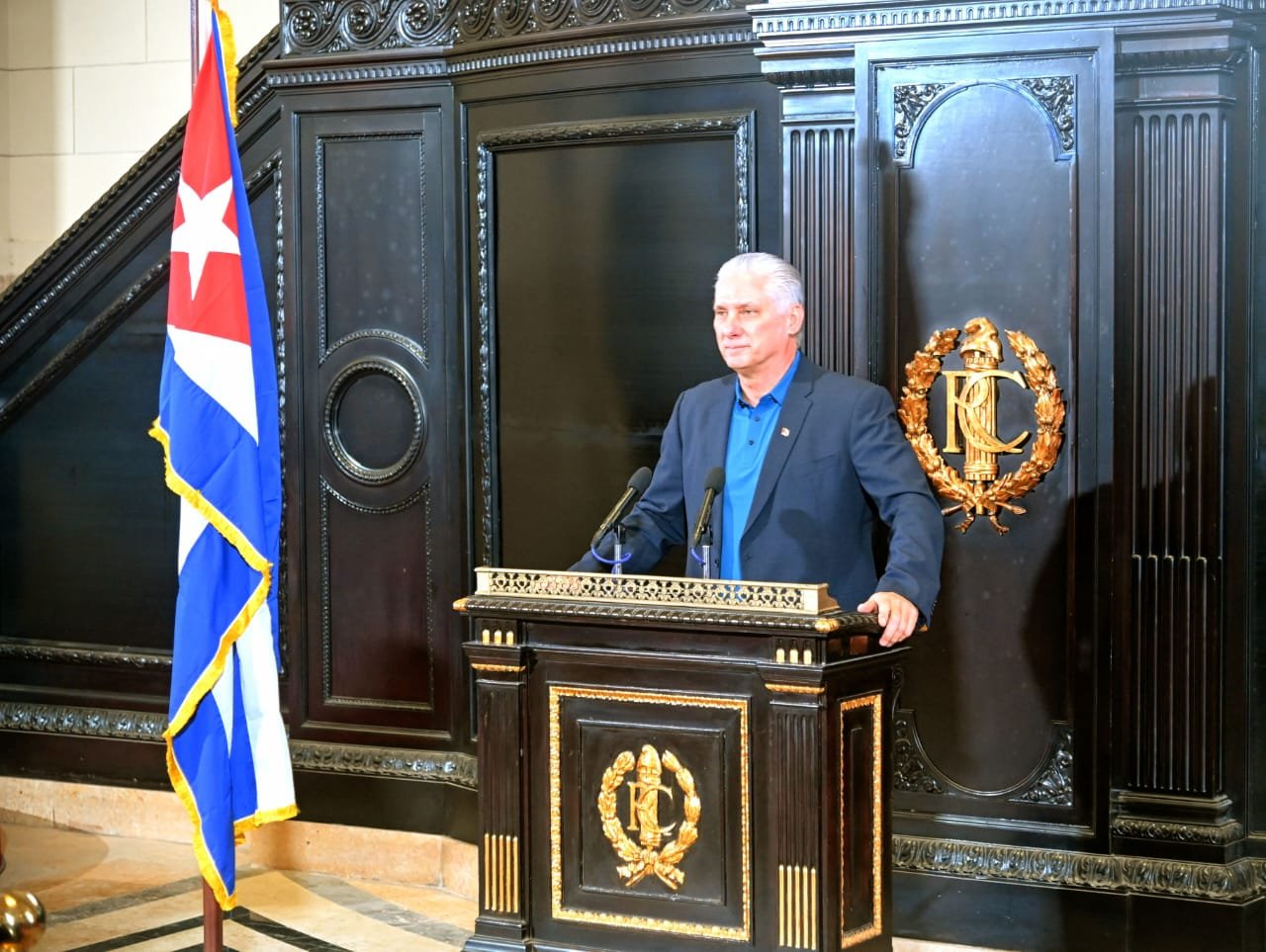 Presidente cubano en la Sesión Solemne de la Asamblea Nacional del Poder Popular