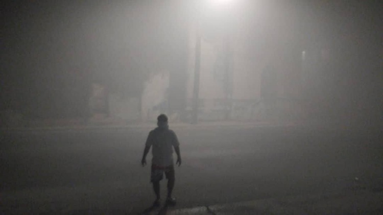 Atmósfera contaminada por la quema de basura
