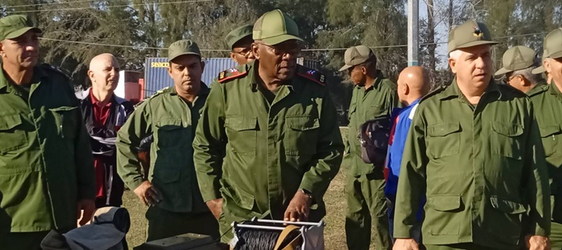 Salvador Valdes Mesa en Día de la Defensa Mayabeque