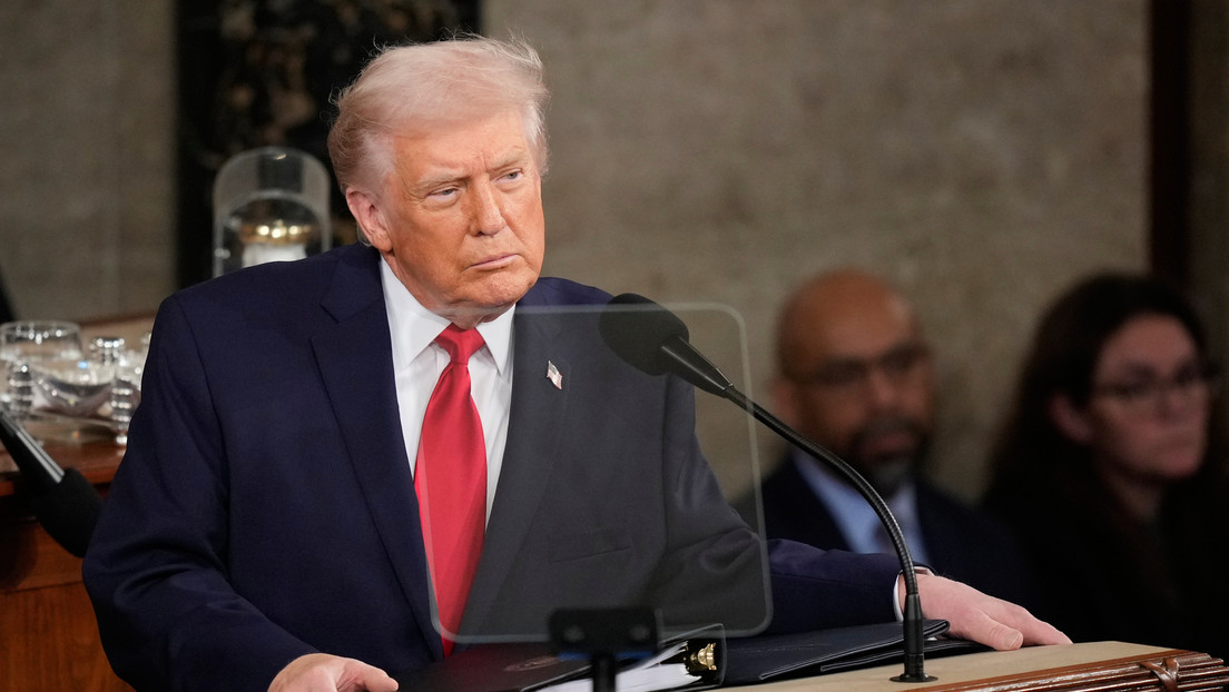 Trump realiza el discurso del Estado de la Unión.
