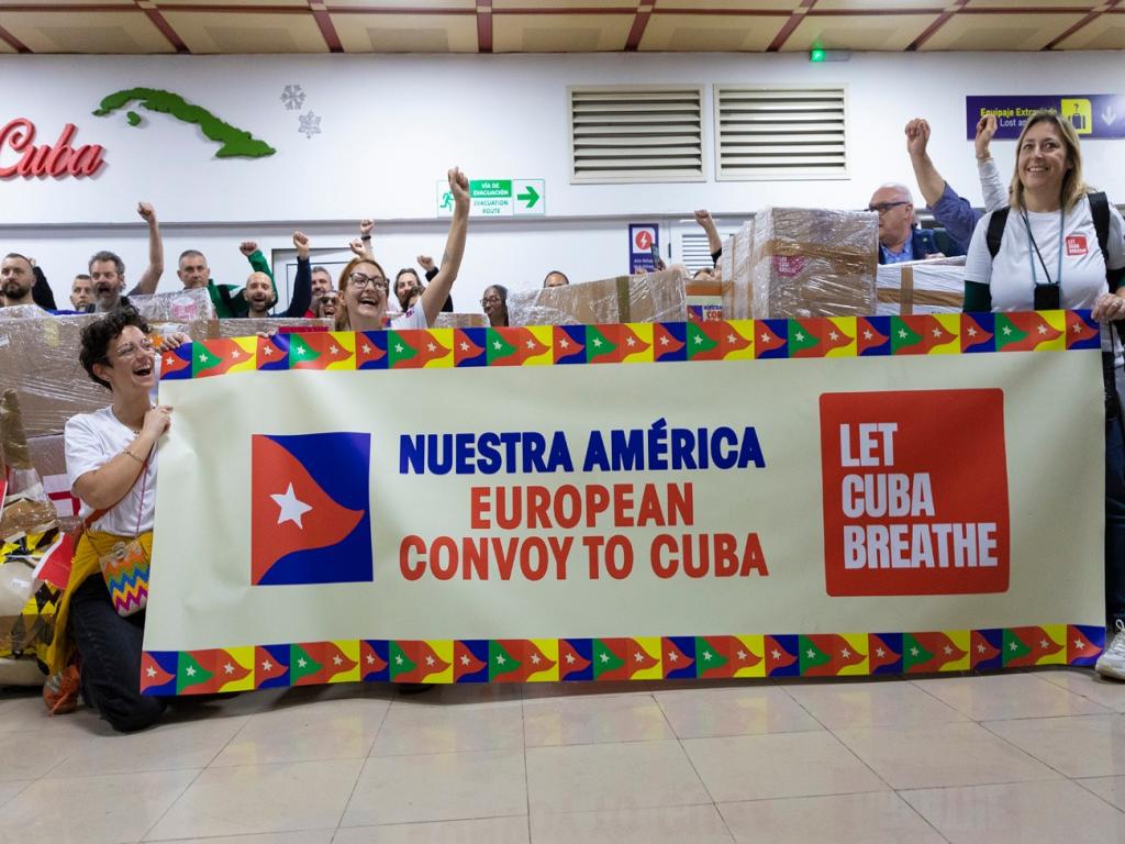 Convoy europeo de ayuda solidaria a Cuba 