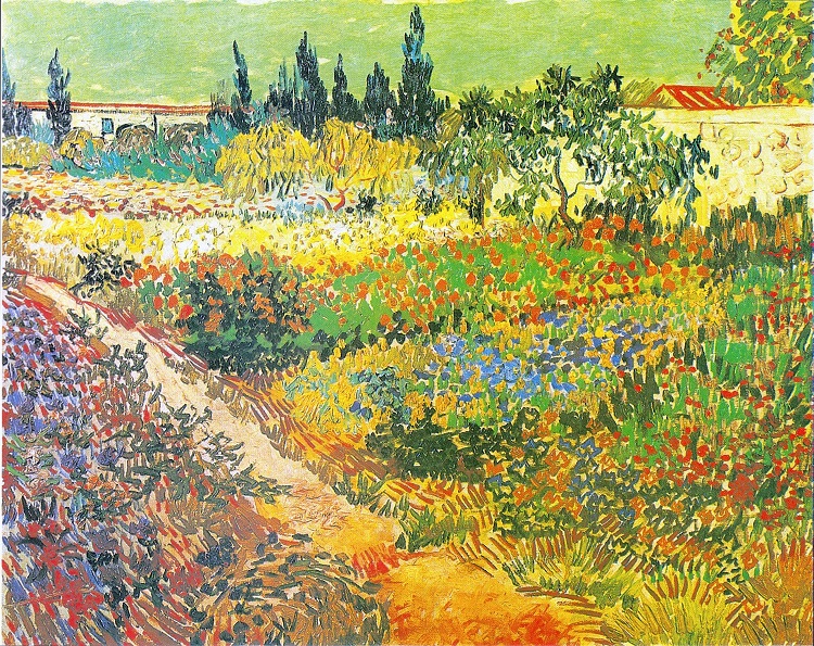 Jardín de Arles de Vincent Van Gogh