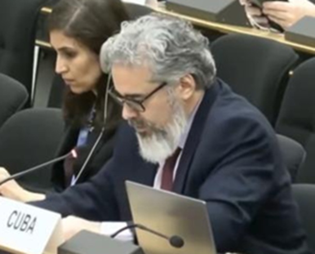 Embajador Rodolfo Benítez Verson, representante permanente de Cuba en Ginebra