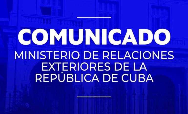 Comunicado MINREX