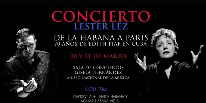 Imagen promocional para concierto de Lester Lez
