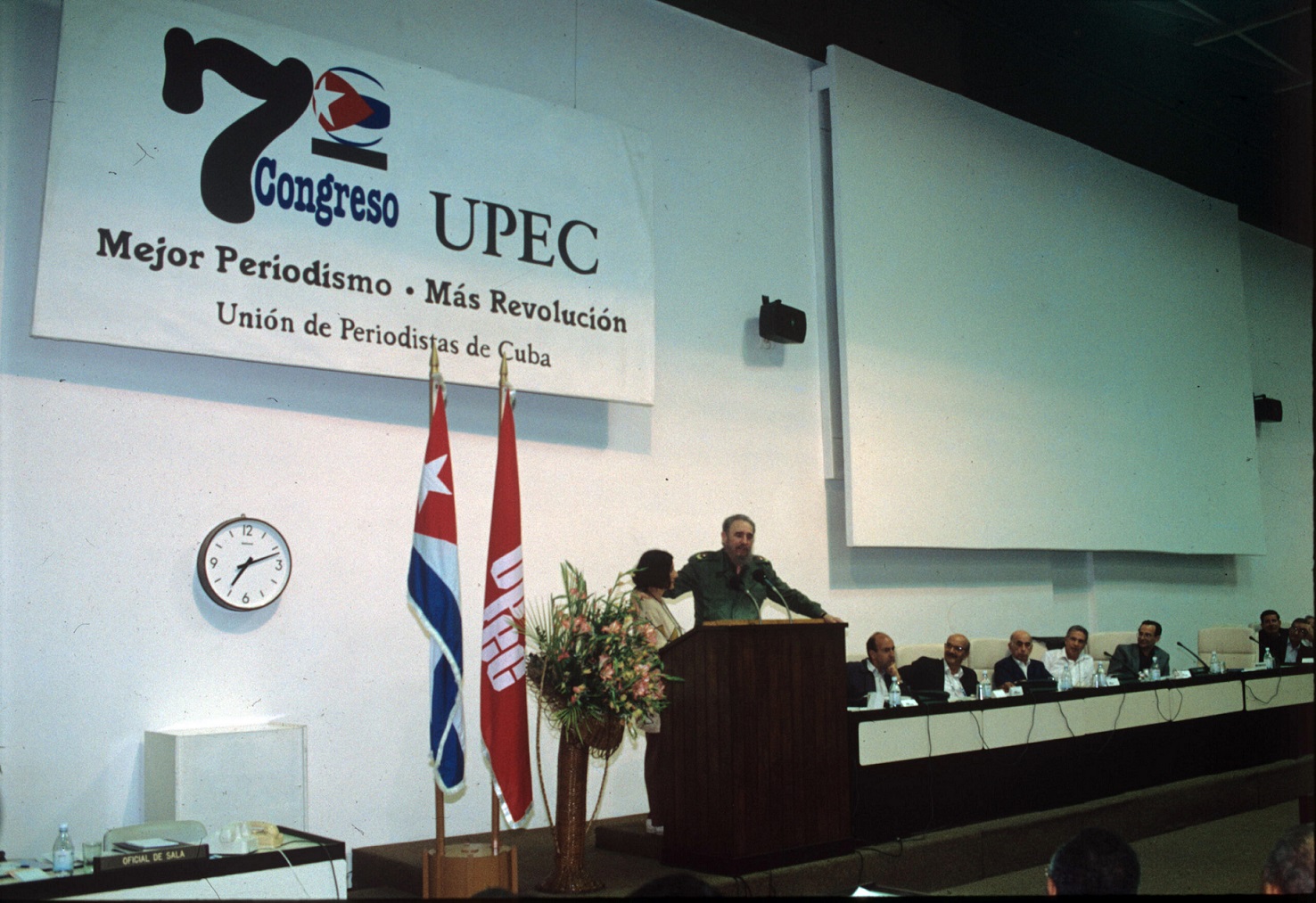 Fidel en los Congresos de la UPEC.