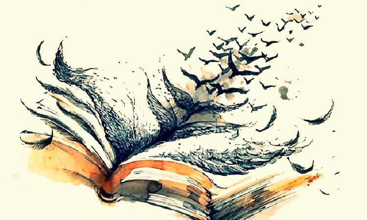 Ilustración por el Día Mundial de la Poesía. Tomada de Cubarte. Ilustración por el Día Mundial de la Poesía. Tomada de Cubarte.