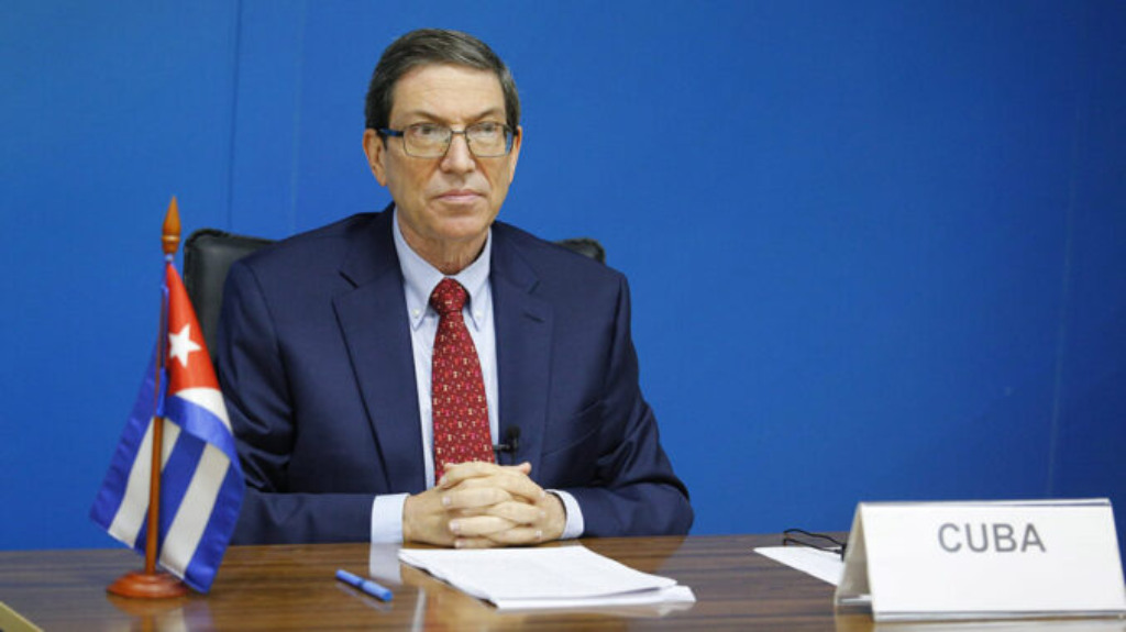 El canciller de Cuba, Bruno Rodríguez