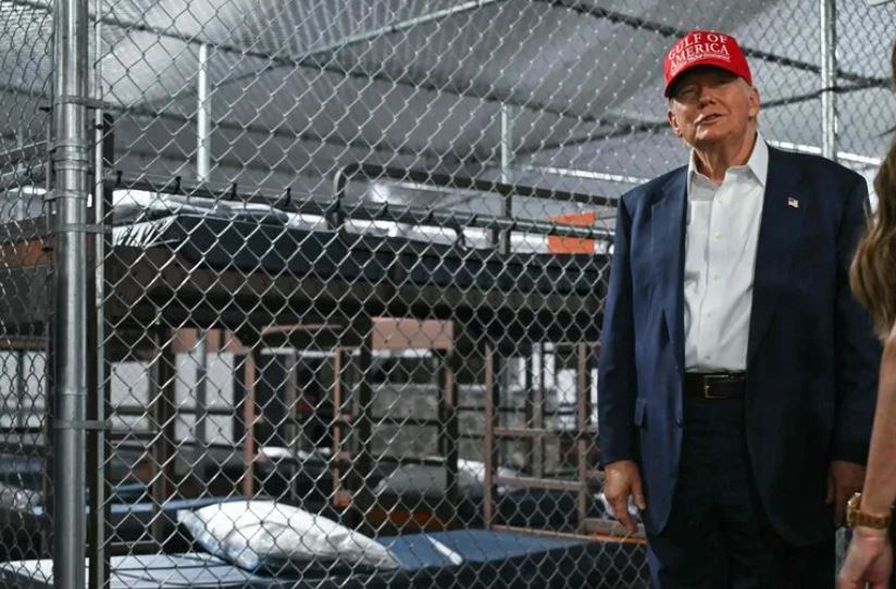 Trump at Alcatraz Alligator